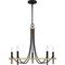 Quoizel Legare Chandelier 5 Lights Matte Black LGR5026MBK - alternate 3